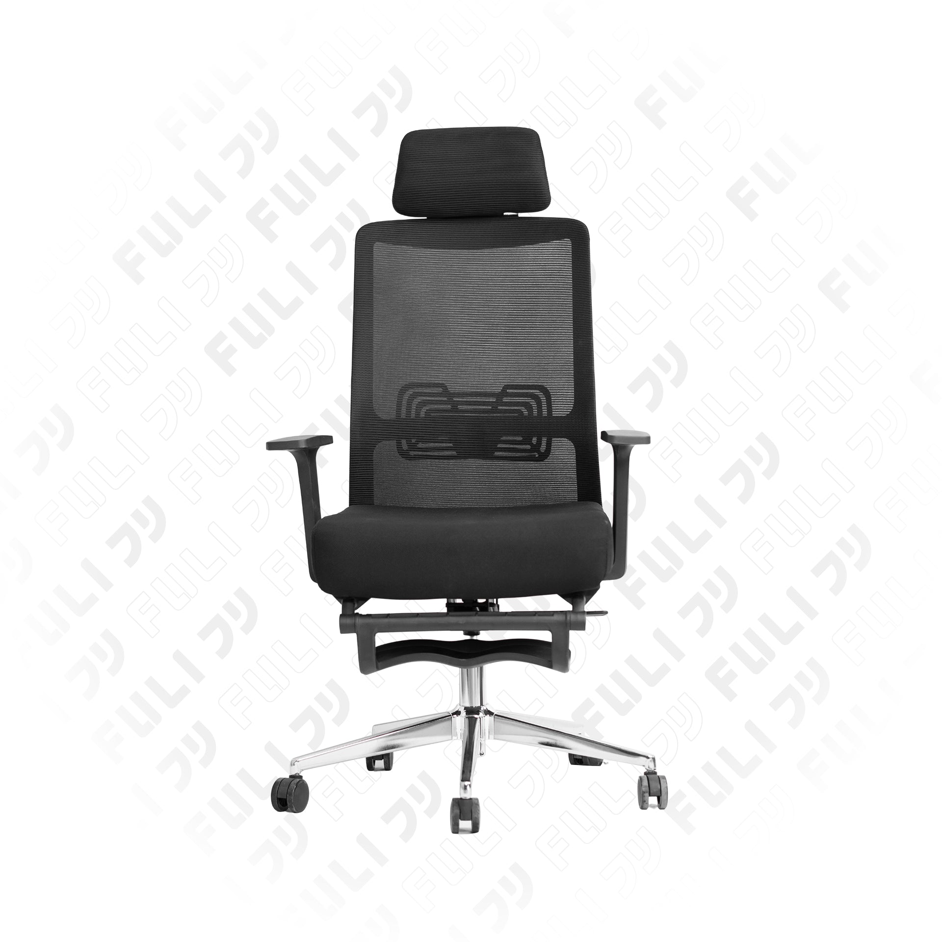 เก้าอี้เพื่อสุขภาพ ErgoMesh Chair รุ่น X9 - สีดำ | FULI X9 Memory Foam ErgoMesh Office Chair - Black