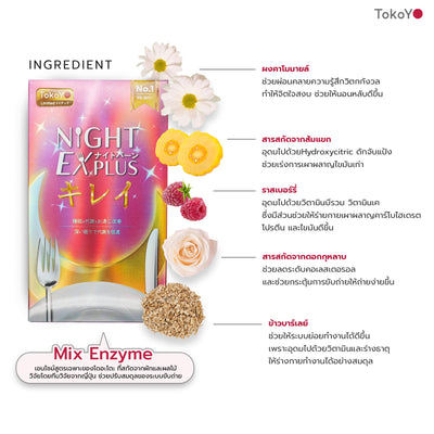 [ซื้อ 2 แถม 2] Tokoyo Night Ex Plus [Burner] & [Beauty] | 30 แคปซูล*4 - รวม 120 แคปซูล | แถมฟรี วีต้าไลฟ์ แอสตาแซนธิน พลัส 8 แคปซูล