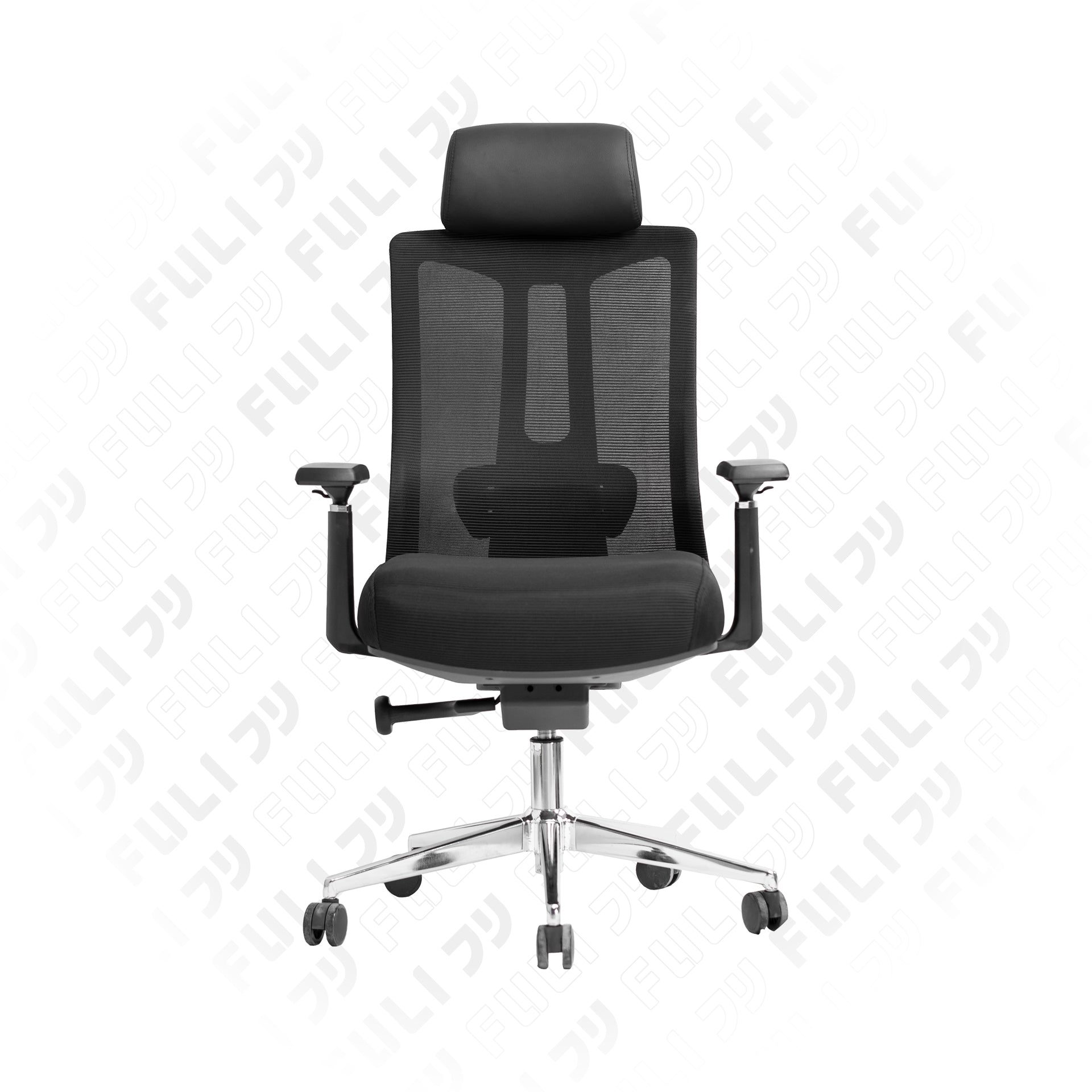 เซตนั่งฟินสบายต้นคอ | FULI M9 Expert Posture ErgoMesh Office Chair - Black + Ergo Massage Neck Pillow