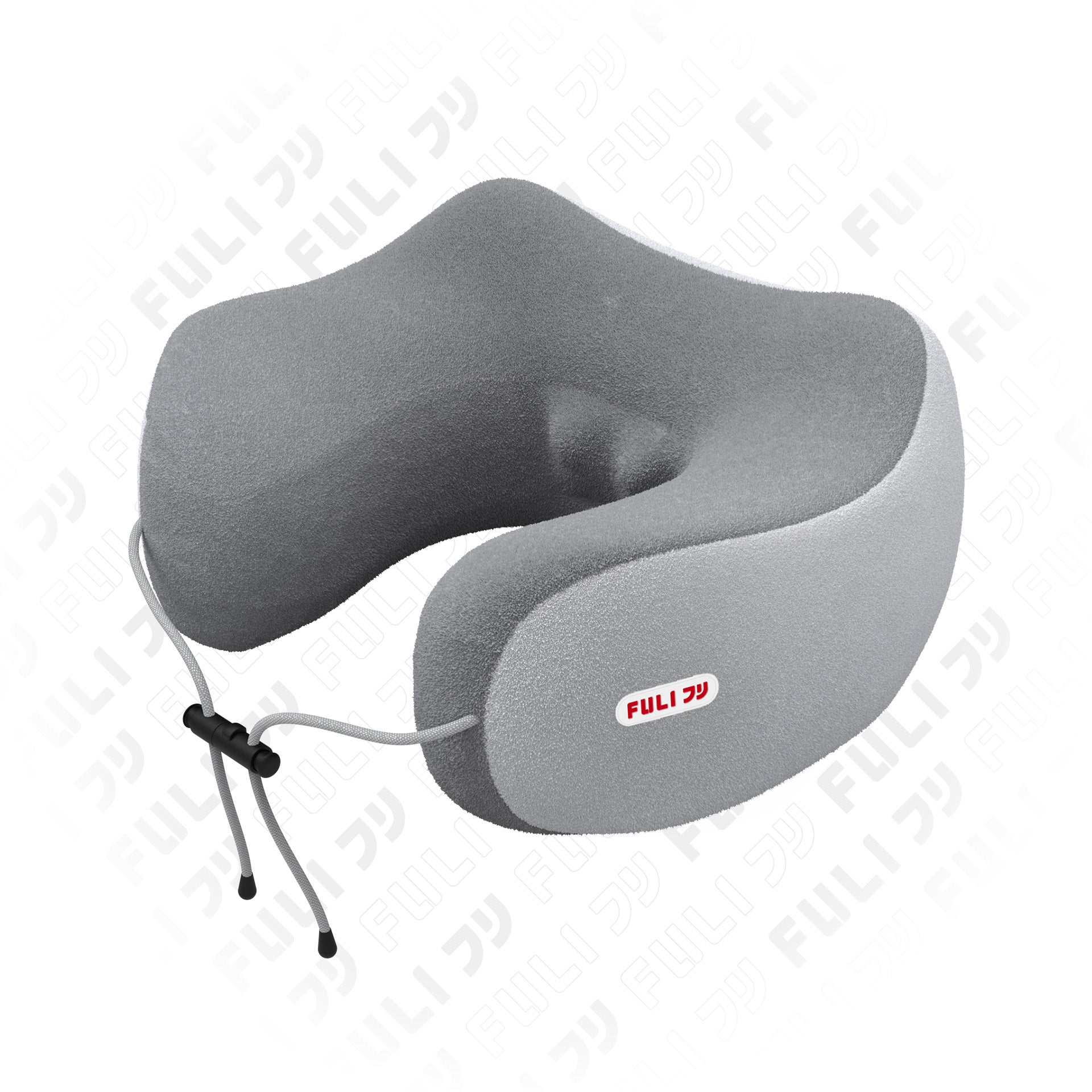 ซื้อ 1 แถม 1 | หมอนนวดคอไฟฟ้า + หมอนรองคอป้องกันเสียงรบกวน | FULI Ergo Massage Neck Pillow + FULI Noise Cancelling Ergo Neck Pillow