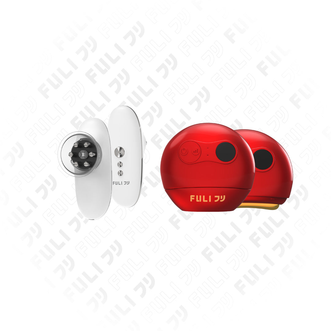 เซตสวยกระชับครบสูตร | FULI CelluSculpt Face & Body Contour Device + FULI RubyWave Beauty Gua Sha