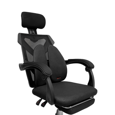 เซตคู่เพื่อสุขภาพ FULI X8 ErgoChair Pro Series - Black ดำ
