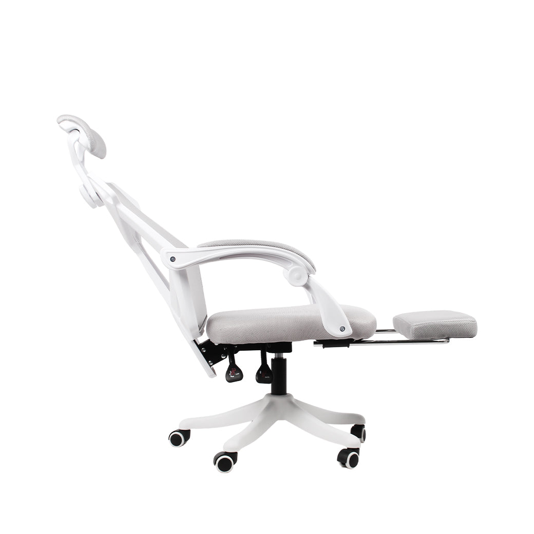 เซตเก้าอี้นั่งสบาย เก้าอี้สุขภาพ FULI X8 ErgoChair - White ขาว แถมฟรี เบาะรองนั่งรูปตัว U